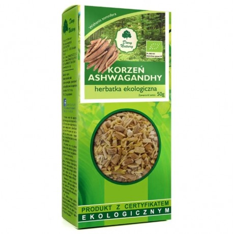 Ashwagandha korzeń EKO 50g DARY NATURY - Wiesiołek-Pharma