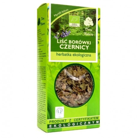 Borówka czernica liść 25g EKO DARY NATURY - Wiesiołek-Pharma