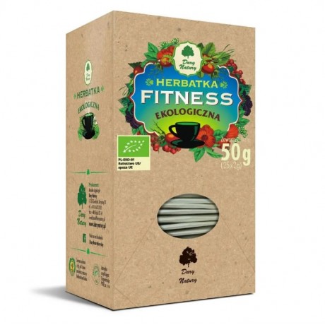 Herbata Fitness 25x2g EKO DARY NATURY - Wiesiołek-Pharma