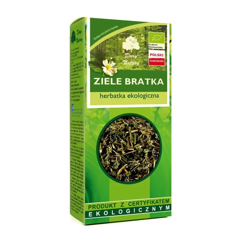 Fiołek trójbarwny 50g EKO DARY NATURY - Wiesiołek-Pharma Fiołek trójbarwny 50g EKO DARY NATURY - Wiesiołek-Pharma