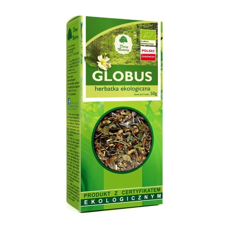 Herbata Globus Polecana przy migrenie EKO DARY NATURY Herbata Globus Polecana przy migrenie EKO DARY NATURY