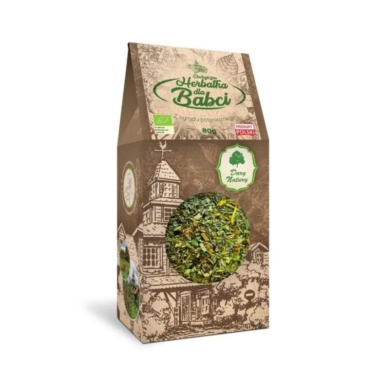 Herbatka Dla Babci 80g EKO DARY NATURY - Wiesiołek-Pharma Herbatka Dla Babci 80g EKO DARY NATURY - Wiesiołek-Pharma