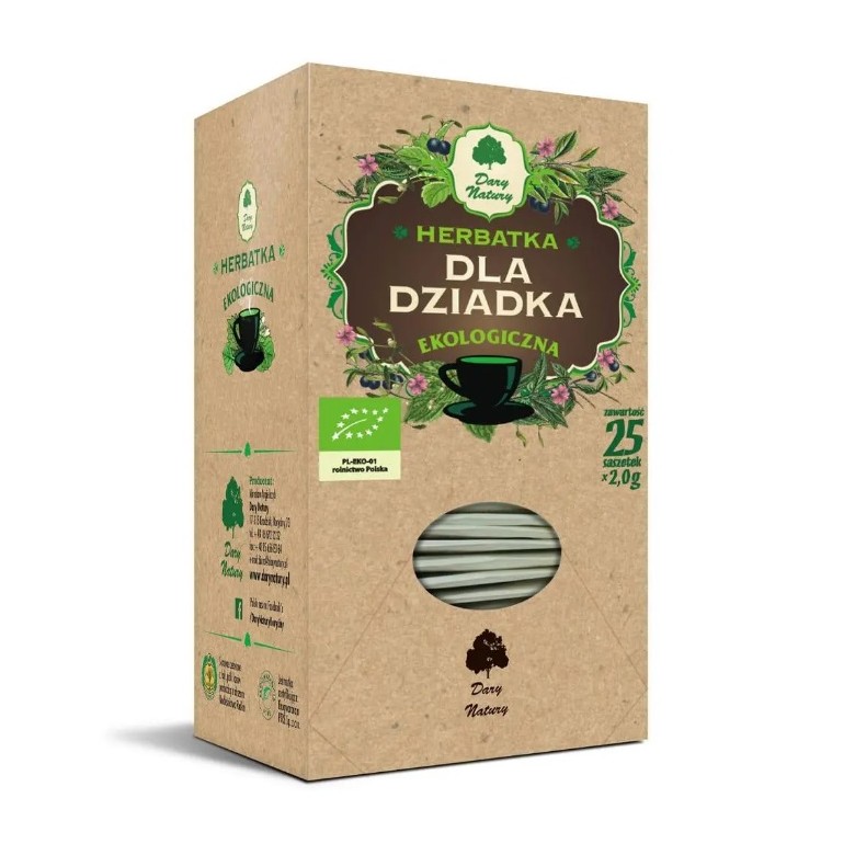 Herbatka Dla dziadka 25x2g EKO DARY NATURY - Wiesiołek-Pharma Herbatka Dla dziadka 25x2g EKO DARY NATURY - Wiesiołek-Pharma