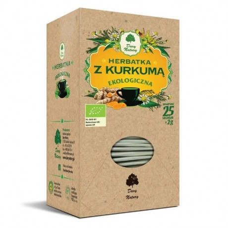 Herbata z kurkumą 25x2g EKO DARY NATURY - Wiesiołek-Pharma