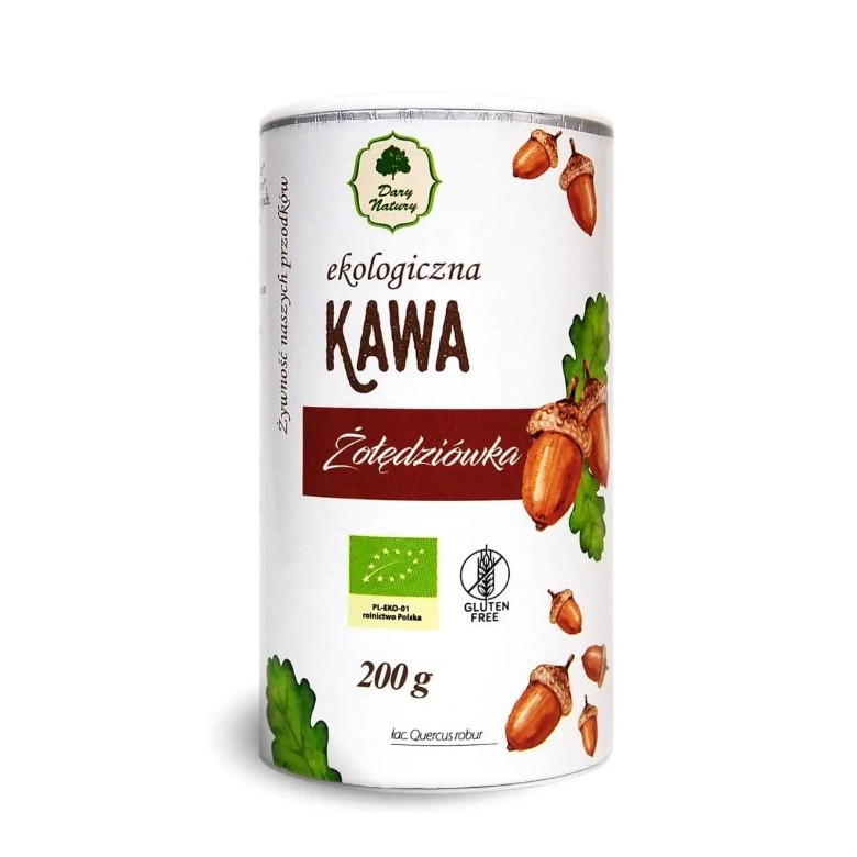 Kawa żołędziówka 200g EKO DARY NATURY - Wiesiołek-Pharma Kawa żołędziówka 200g EKO DARY NATURY - Wiesiołek-Pharma