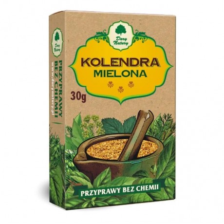Kolendra mielona 30g DARY NATURY - Wiesiołek-Pharma
