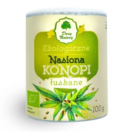Konopie nasiona łuskane 100g EKO DARY NATURY - Wiesiołek-Pharma