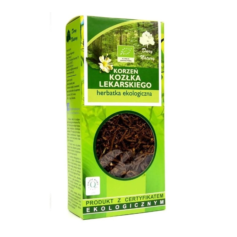 Kozłek korzeń 100g EKO DARY NATURY - Wiesiołek-Pharma Kozłek korzeń 100g EKO DARY NATURY - Wiesiołek-Pharma
