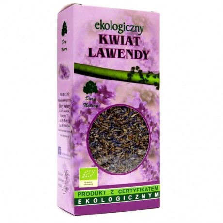 Lawenda kwiat 50g EKO DARY NATURY - Wiesiołek-Pharma