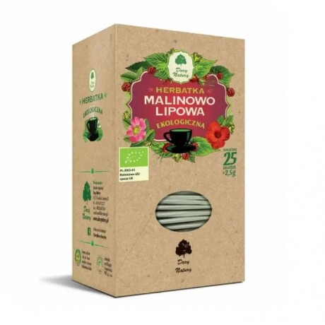 Lipowo-malinowa 25x2,5g "EKO" DARY NATURY