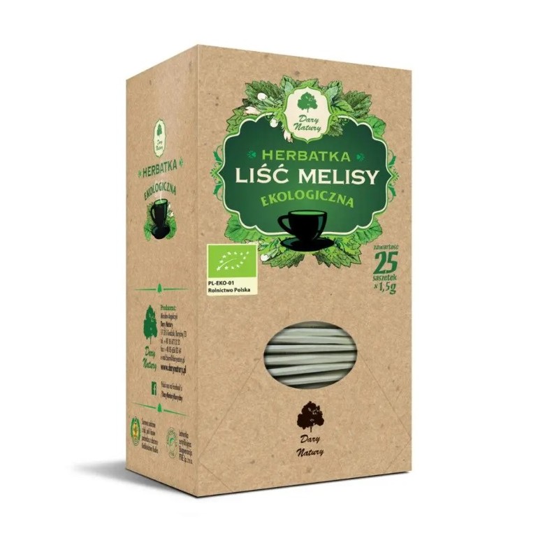Melisa liść EKO DARY NATURY - Wiesiołek-Pharma Melisa liść EKO DARY NATURY - Wiesiołek-Pharma