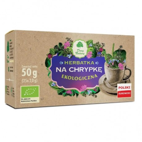 Herbata Na chrypkę EKO DARY NATURY - Wiesiołek-Pharma