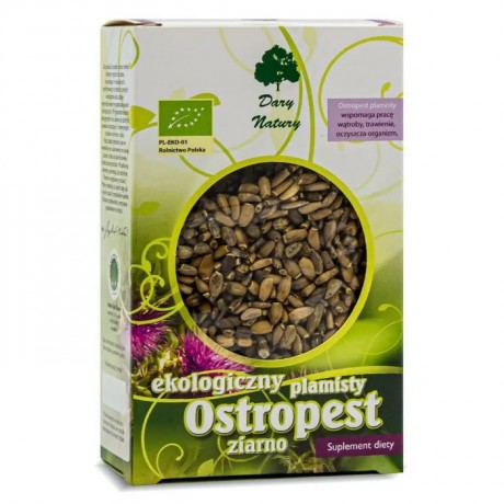 Ostropest plamisty nasiona 100g EKO DARY NATURY - Wiesiołek-Pharma