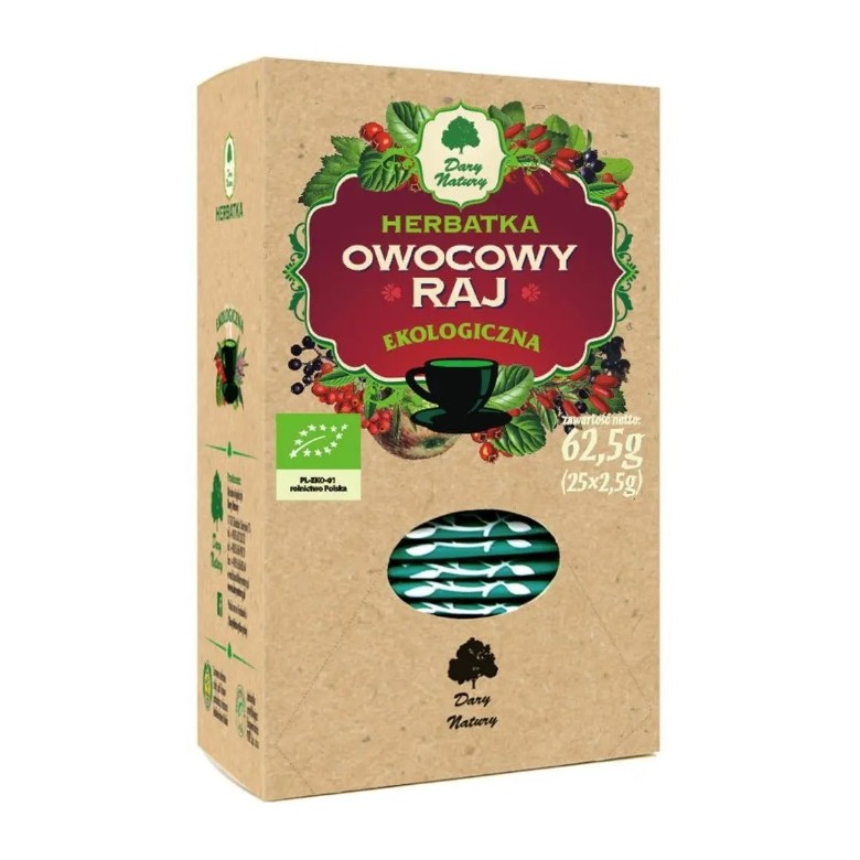 Herbatka Owocowy raj EKO DARY NATURY - Wiesiołek-Pharma Herbatka Owocowy raj EKO DARY NATURY - Wiesiołek-Pharma
