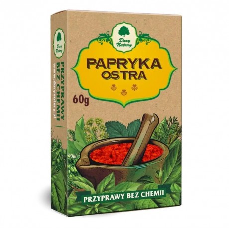 Papryka ostra 60g DARY NATURY - Wiesiołek-Pharma