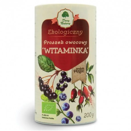 Proszek owocowy Witaminka 200g EKO DARY NATURY - Wiesiołek-Pharma