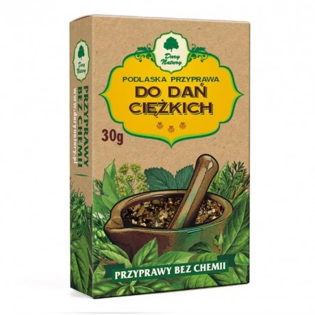 Przyprawa do dań ciężkich 30g DARY NATURY - Wiesiołek-Pharma