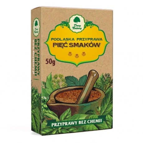 Przyprawa 5 SMAKÓW 50g DARY NATURY - Wiesiołek-Pharma
