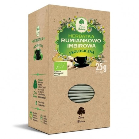 Herbatka Rumiankowo-imbirowa 25x1g EKO DARY NATURY - Wiesiołek-Pharma
