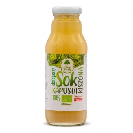 Sok z kiszonej kapusty 270ml EKO DARY NATURY - Wiesiołek-Pharma