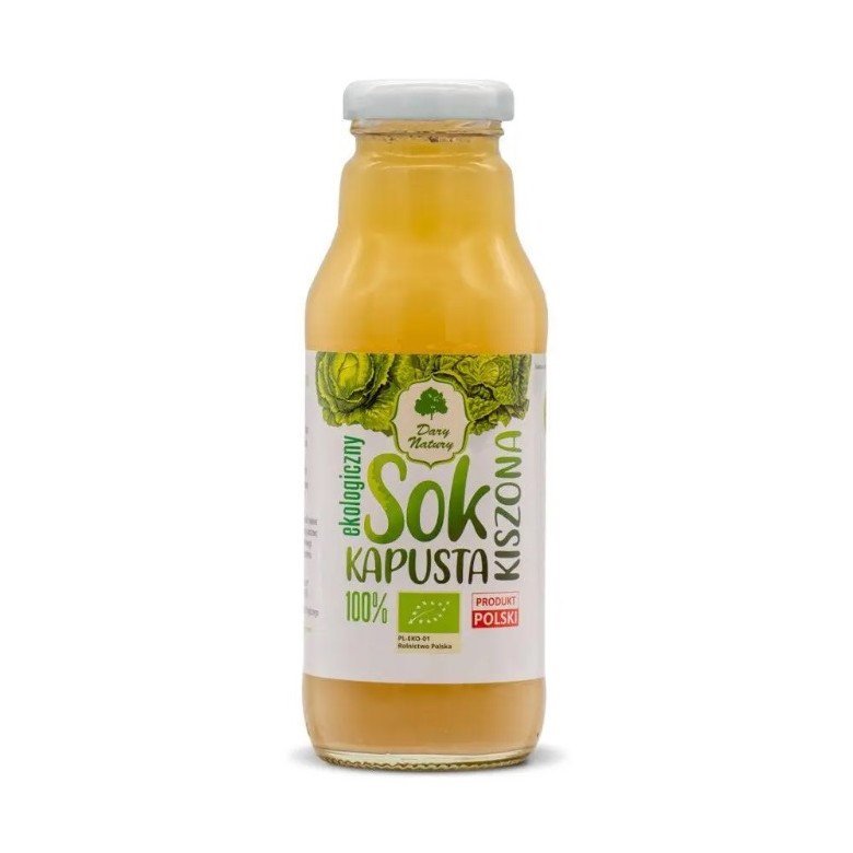 Sok z kiszonej kapusty 270ml EKO DARY NATURY - Wiesiołek-Pharma