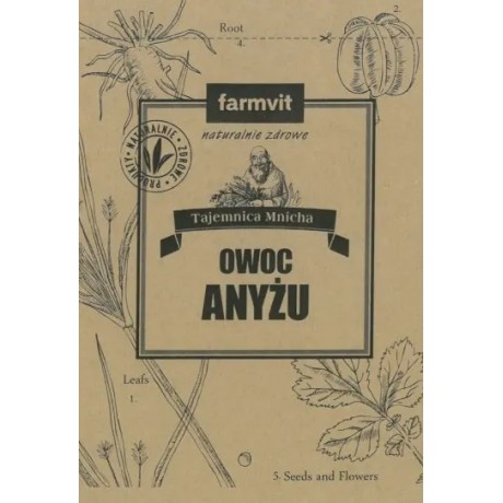 Anyż owoc 50g FARM-VIT - Wiesiołek-Pharma