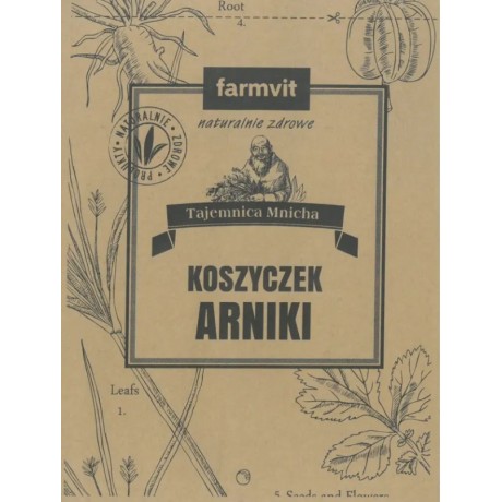 Arnika koszyczek 25g FARM-VIT - Wiesiołek-Pharma