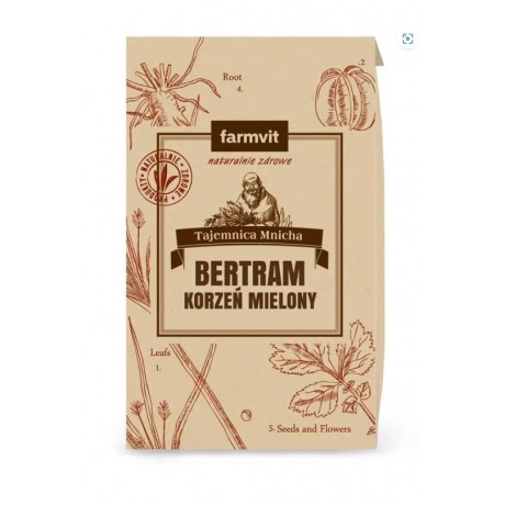 Bertram korzeń mielony 50g FARM-VIT - Wiesiołek-Pharma