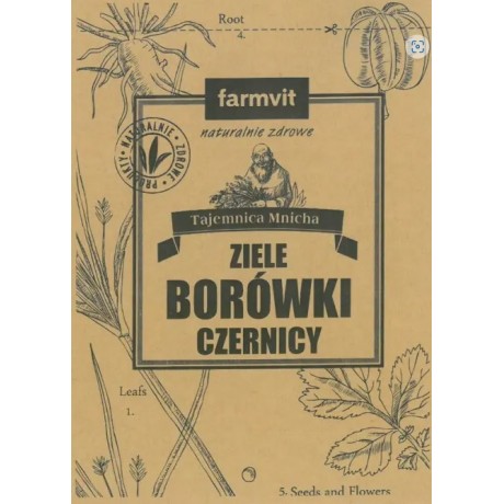 Borówka czernica ziele 50g FARM-VIT - Wiesiołek-Pharma