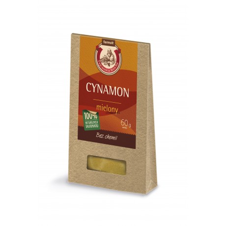 Cynamon mielony 60g FARM-VIT - Wiesiołek-Pharma