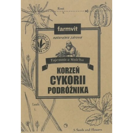 Cykoria podróżnik korzeń 50g FARM-VIT - Wiesiołek-Pharma
