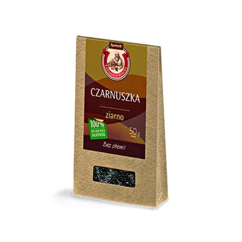 Czarnuszka ziarno 50g FARM-VIT - Wiesiołek-Pharma Czarnuszka ziarno 50g FARM-VIT - Wiesiołek-Pharma
