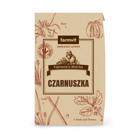 Czarnuszka nasiona 100g FARM-VIT - Wiesiołek-Pharma