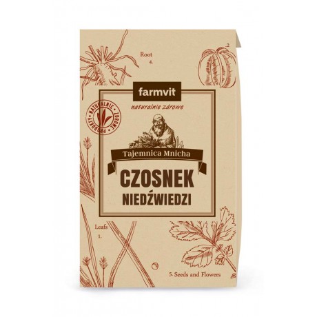 Czosnek niedźwiedzi 25g FARM-VIT - Wiesiołek-Pharma