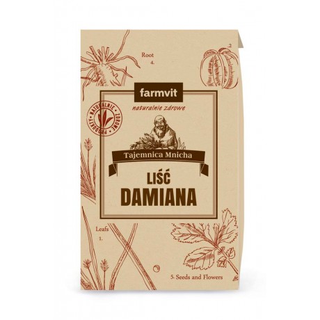 Damiana liść FARM-VIT - Wiesiołek-Pharma