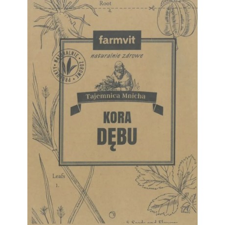 Dąb kora 50g FARM-VIT - Wiesiołek-Pharma
