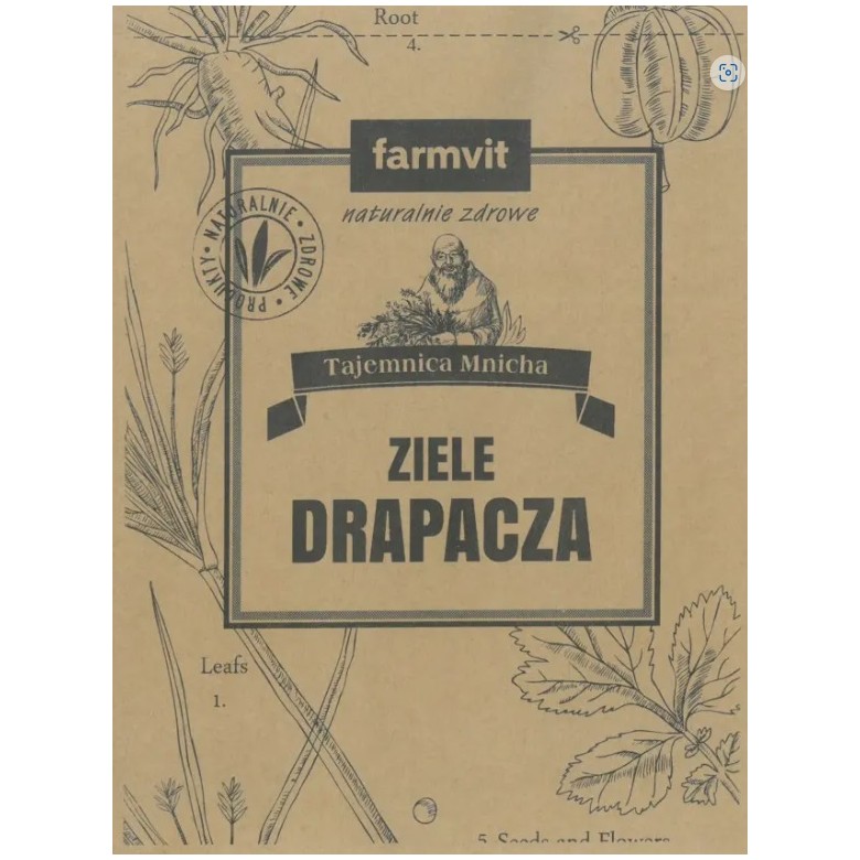 Drapacz ziele 50g FARM-VIT - Wiesiołek-Pharma Drapacz ziele 50g FARM-VIT - Wiesiołek-Pharma