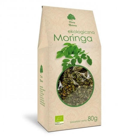 Moringa liść 80g EKO DARY NATURY - Wiesiołek-Pharma