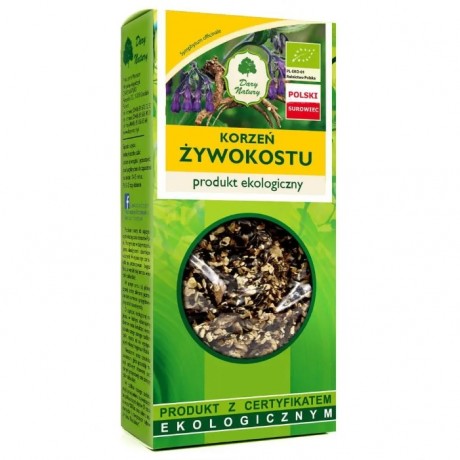 Żywokost korzeń 100g EKO DARY NATURY - Wiesiołek-Pharma
