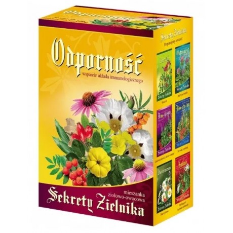 Sekrety Zielnika Odporność 40 sasz. ASZ - Wiesiołek-Pharma