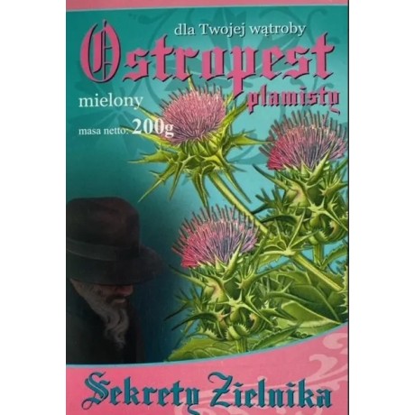 Ostropest grubomielony 200g ASZ - Wiesiołek-Pharma