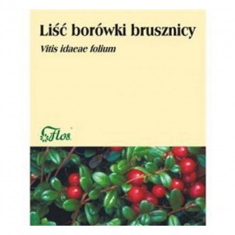 Borówka brusznica liść 50g FLOS - Wiesiołek-Pharma