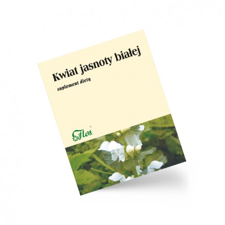 Jasnota biała kwiat 25g FLOS - Wiesiołek-Pharma