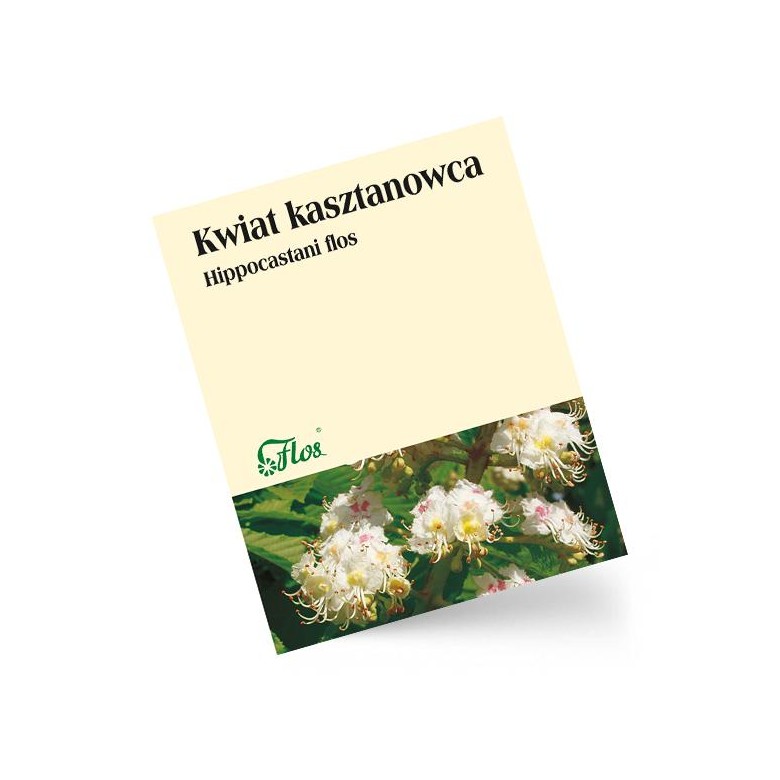 Kasztanowiec kwiat 50g FLOS - Wiesiołek-Pharma Kasztanowiec kwiat 50g FLOS - Wiesiołek-Pharma