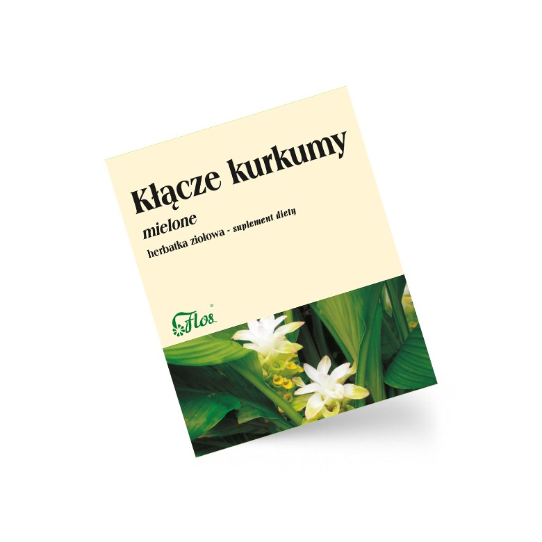 Kurkuma kłącze 80g FLOS - Wiesiołek-Pharma Kurkuma kłącze 80g FLOS - Wiesiołek-Pharma