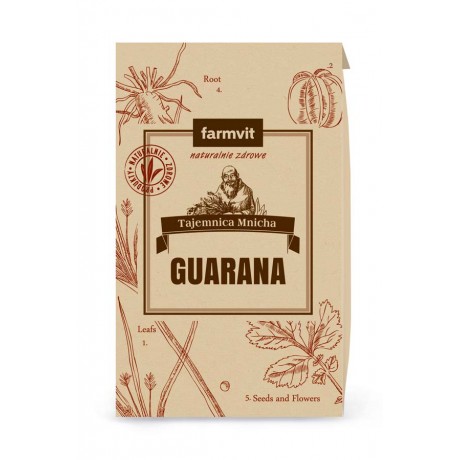 Guarana 100g FARM-VIT - Wiesiołek-Pharma