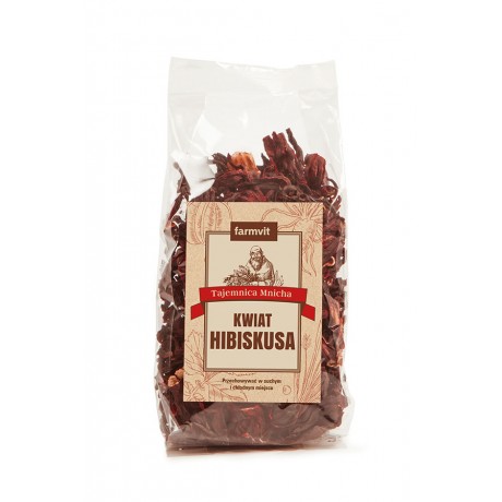 Hibiskus kwiat 100g FARM-VIT - Wiesiołek-Pharma