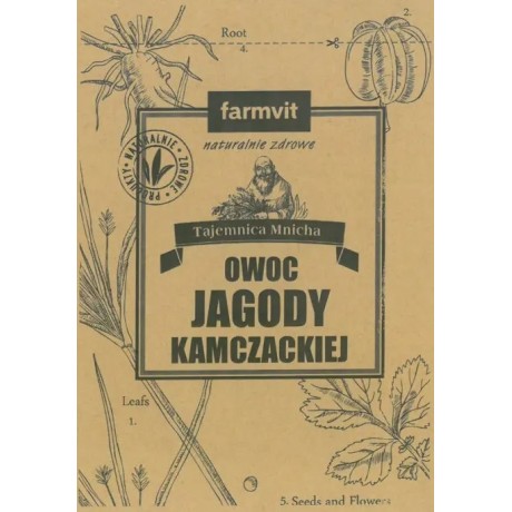 Jagoda kamczacka owoc 50g FARM-VIT - Wiesiołek-Pharma