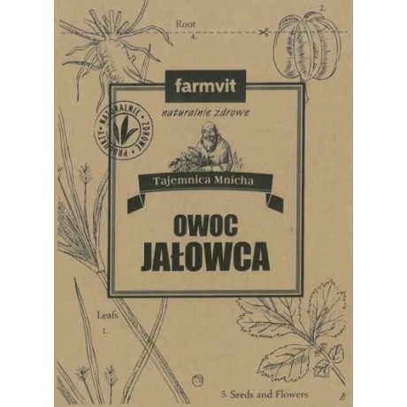 Jałowiec owoc 50g FARM-VIT - Wiesiołek-Pharma