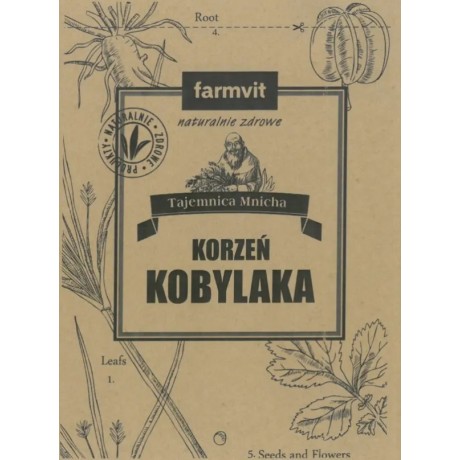Kobylak korzeń 50g FARM-VIT - Wiesiołek-Pharma